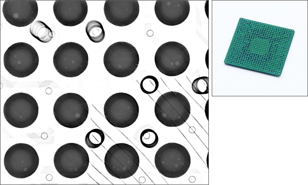 Printed circuit board (PCB): Voids in BGA