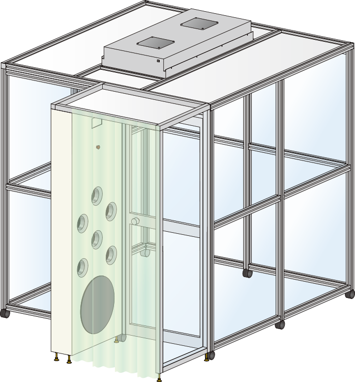 Clbシリーズ クリーンブース クリーンベンチなら松定プレシジョン