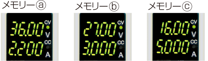 直流電源 P4K-80 マルチセット機能｜P4K-80シリーズ｜直流安定化電源｜松定プレシジョン